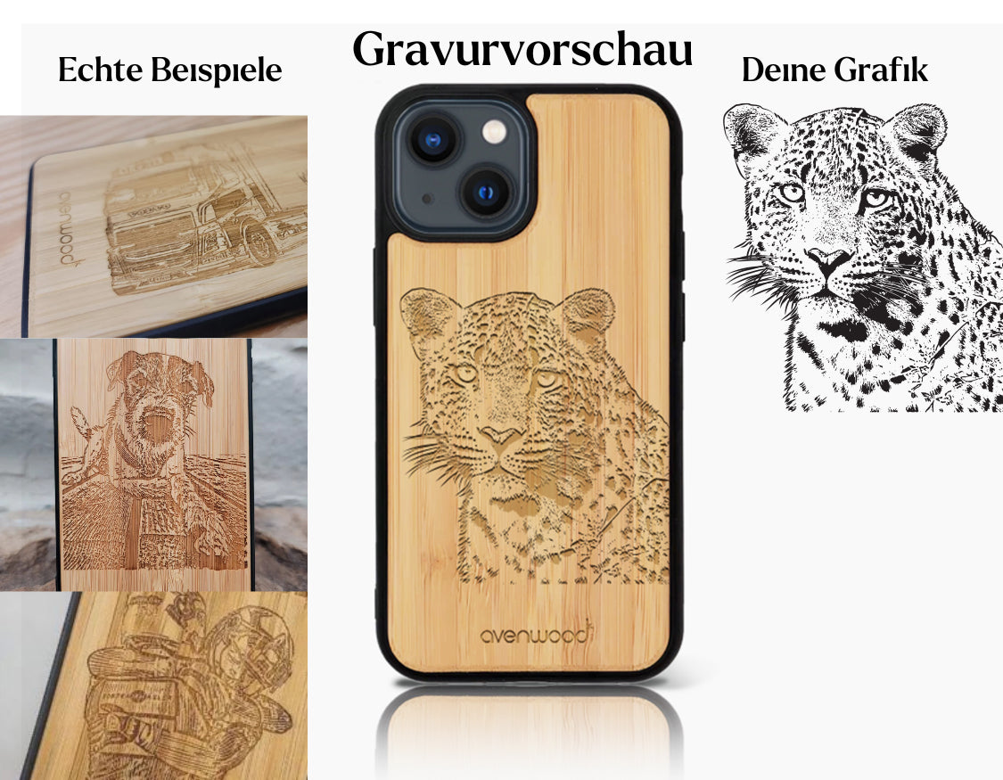 INDIVIDUEL iPhone 15 Pro bambou plastique
